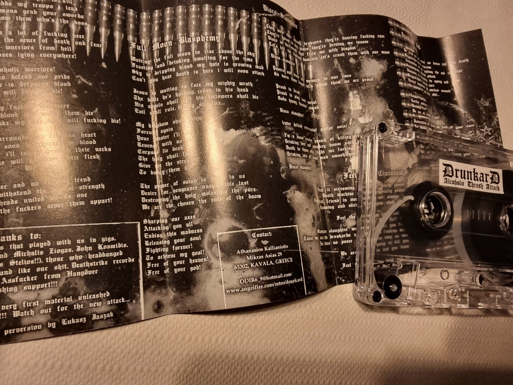 Kompaktkassetten: Drunkard ‎– 2002 - Alcoholic Thrash Attack, cassette – Gebraucht aus Wangs von poperman 2
