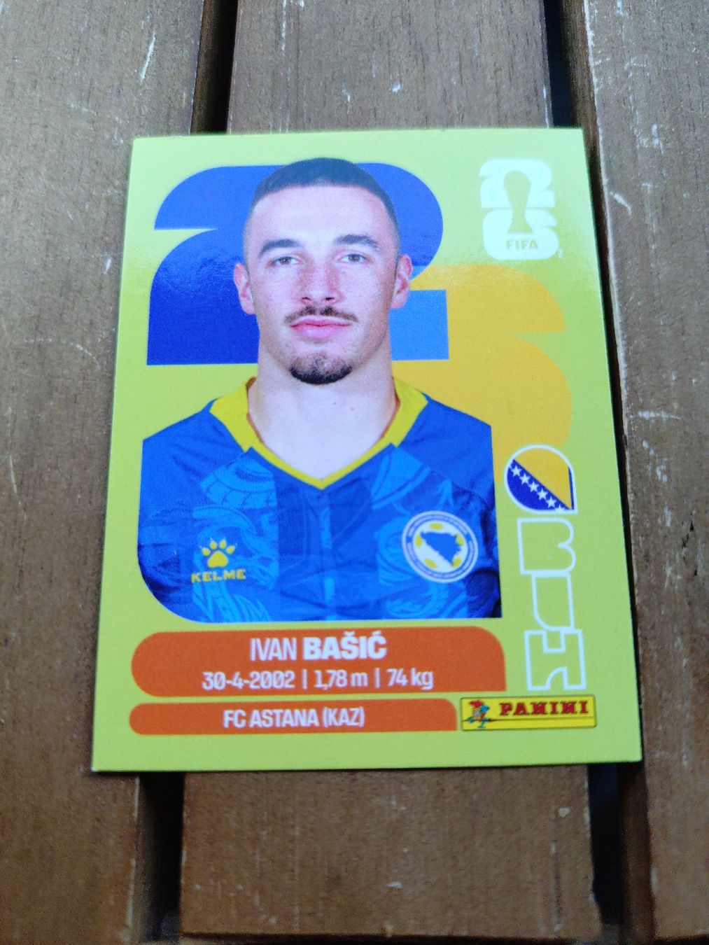Panini Carte collezionabili: Panini Sticker BIH 12 Ivan Bašić  – Nuovo e nell'imballaggio originale da Steinmaur venduto da Cinderella309