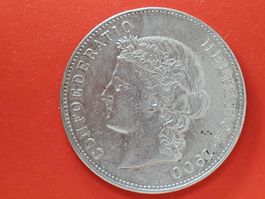 5 Franken 1900 Super Tip-top ( VZ ) Rare