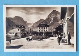 Linthal - Bahnhof - Abfahrt der Klausenpost - Postauto