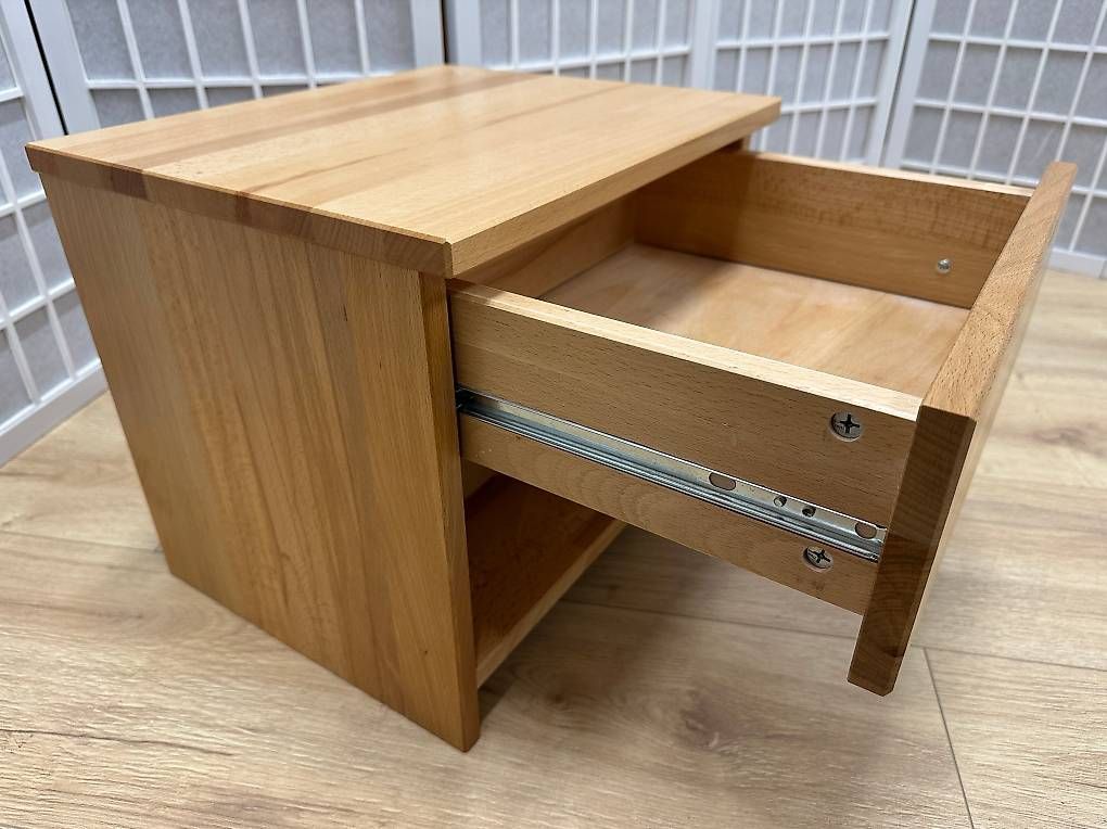 Comodini: Nachttisch ANTONIO Buche massiv 1 Schublade – Nuovo e nell'imballaggio originale da Unterentfelden venduto da moebelrufli 2
