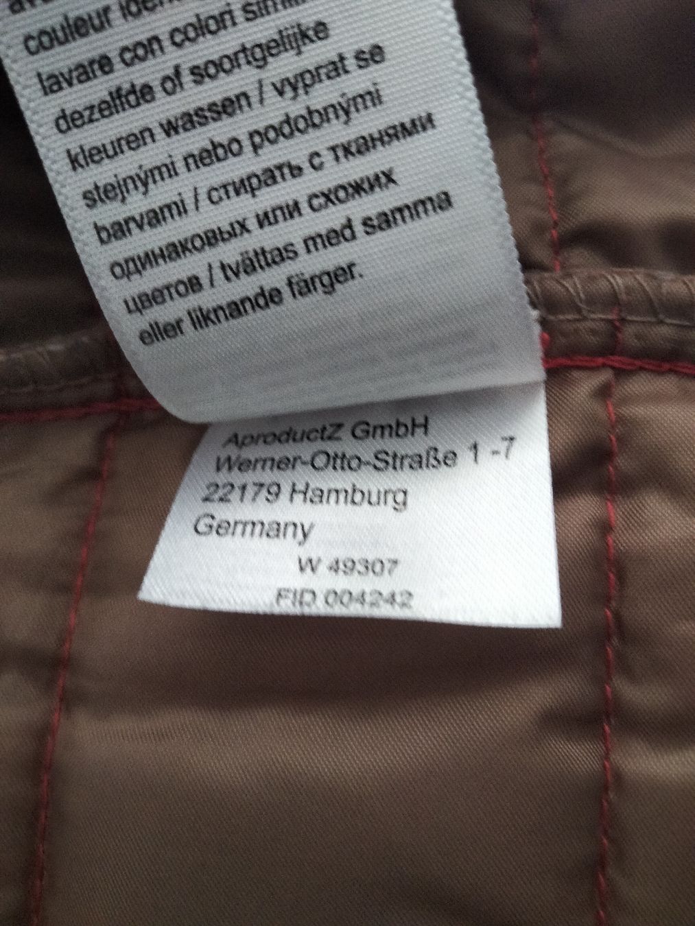 Jacken: Rote wattierte Übergangsjacke Gr. 42 – Neu (gemäss Beschreibung) aus Küsnacht ZH von turtlehouse 3