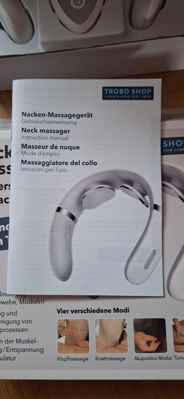 Dispositivi per massaggi: Masseur de nuque / Nacken-Massagegerät – Nuovo e nell'imballaggio originale da Lussery-Villars venduto da pousinete02 3