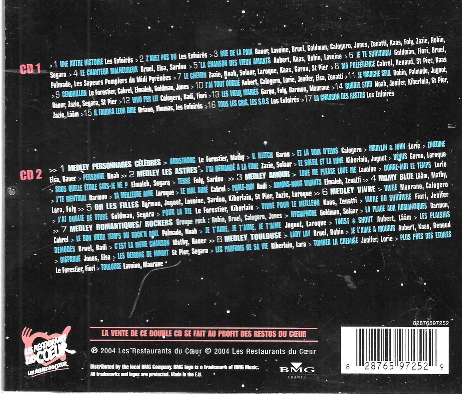 Les Enfoirés 2004 Les Enfoirés dans