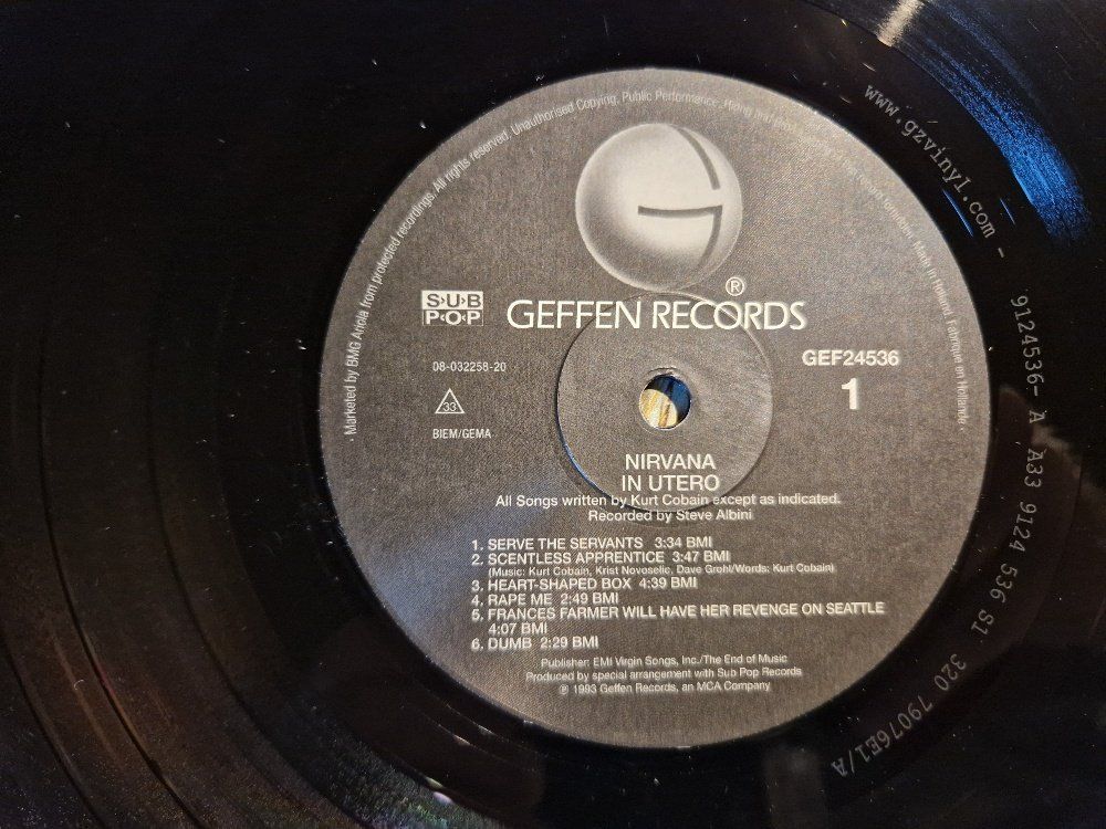 Dischi in vinile: Nirvana – In Utero – Nuovo (secondo la descrizione) da Brittnau venduto da Zibu 3