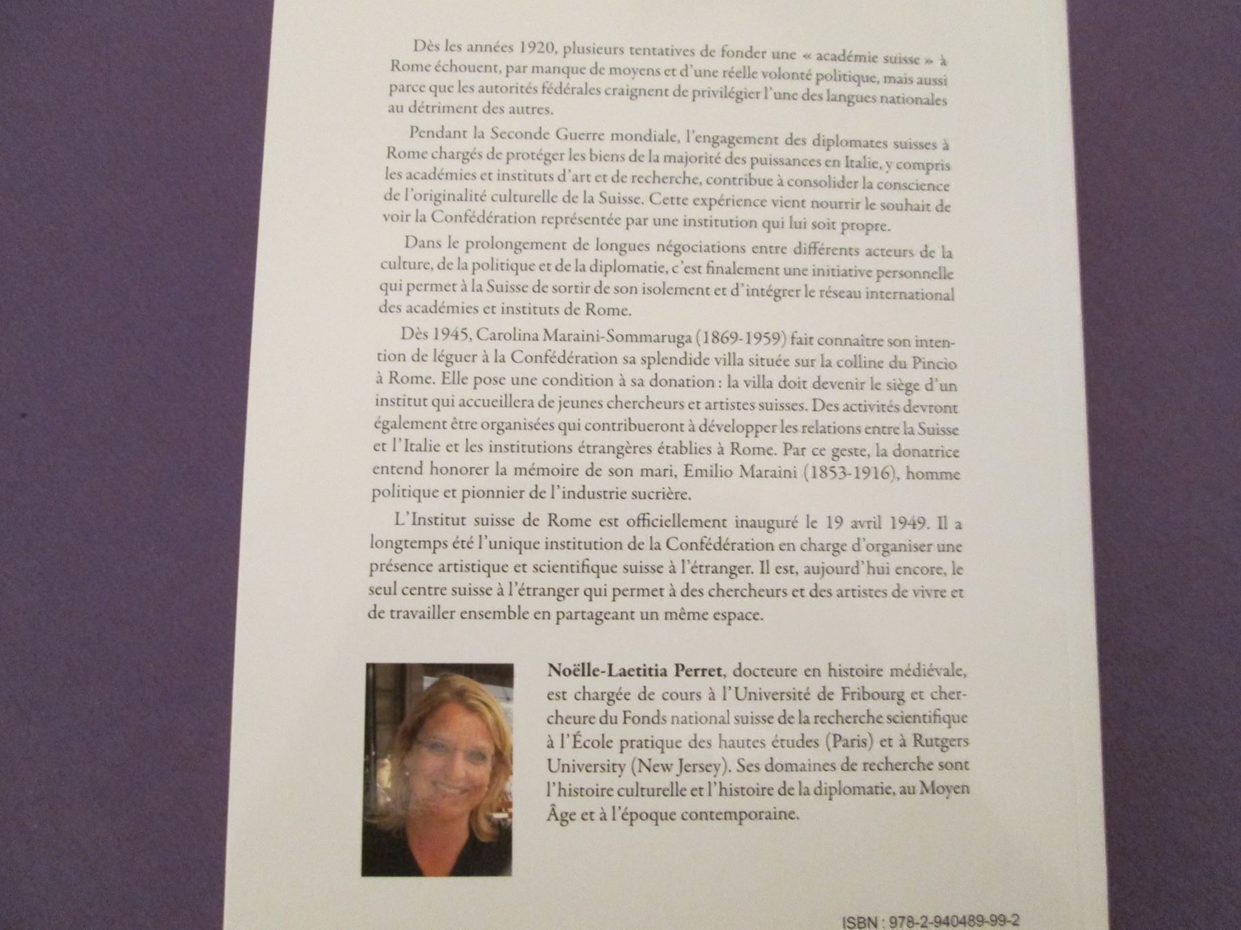 Libri: L’Institut Suisse de Rome – Usato da Neuchâtel venduto da Dualseele 6