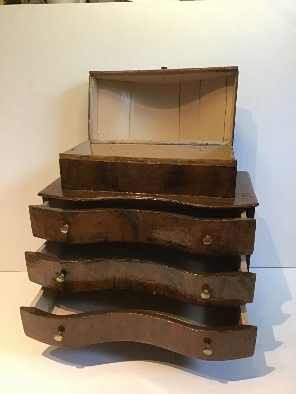 Cassettiere: Grosses Barock Modell Aufsatzkommödli – Usato da St. Gallen venduto da Goldlilly 3