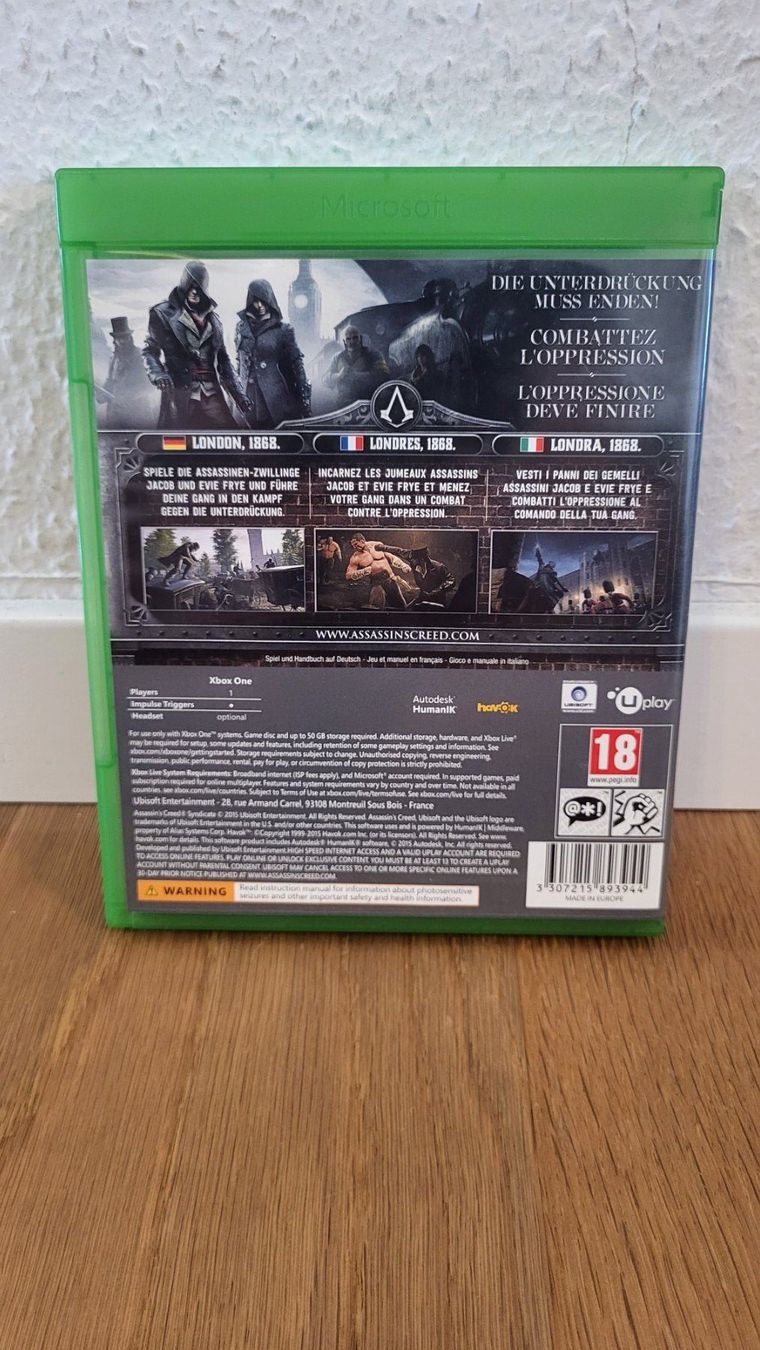 Microsoft Giochi: Xbox One - Assassins Creed Syndicate – Usato da Münsingen venduto da DigitaleSpielecke 1