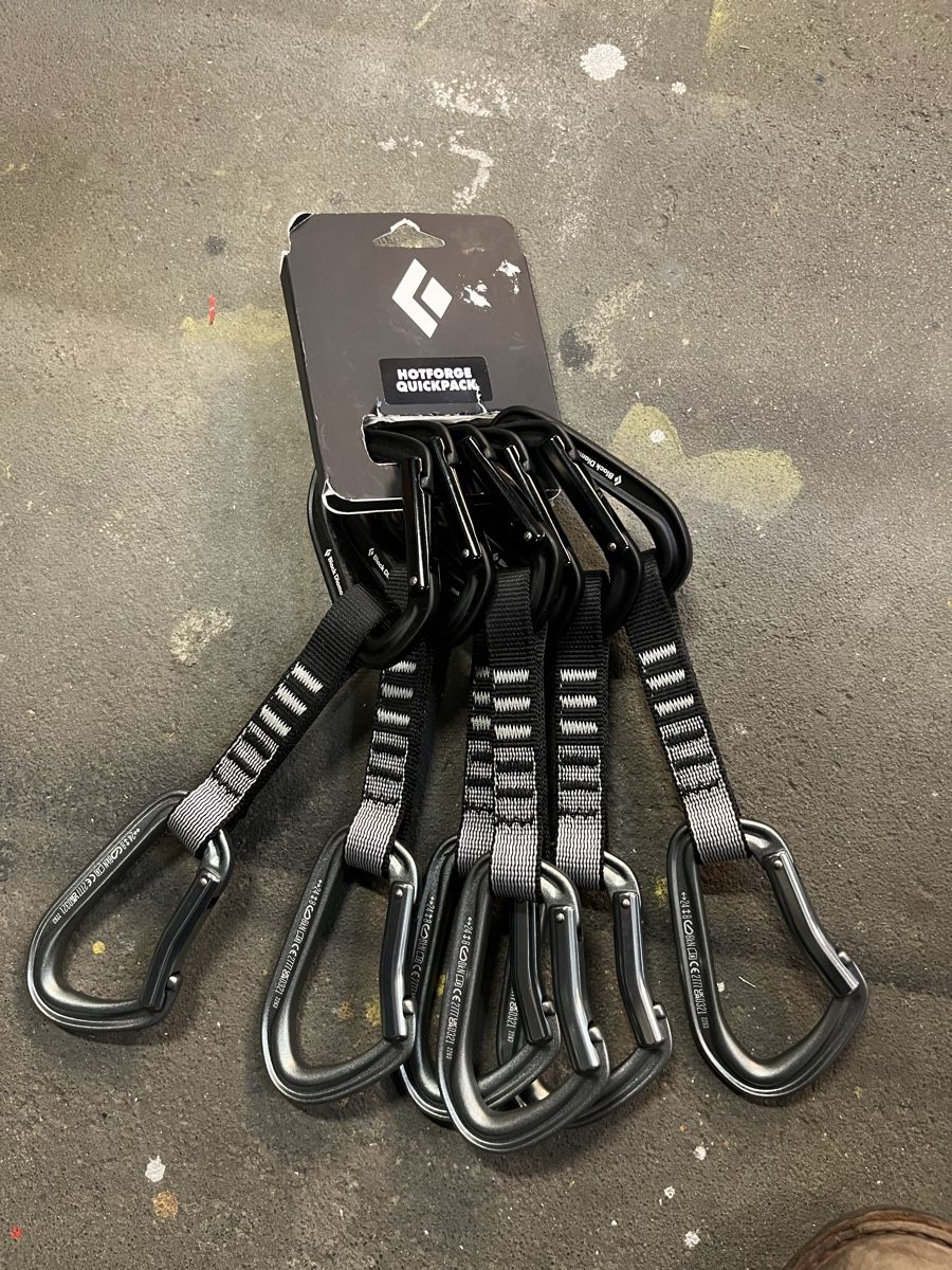 Attrezzatura da arrampicata: Black Diamond HotForge Quickpack 12cm 6er Set Neu – Nuovo e nell'imballaggio originale da Bern venduto da fotolog111
