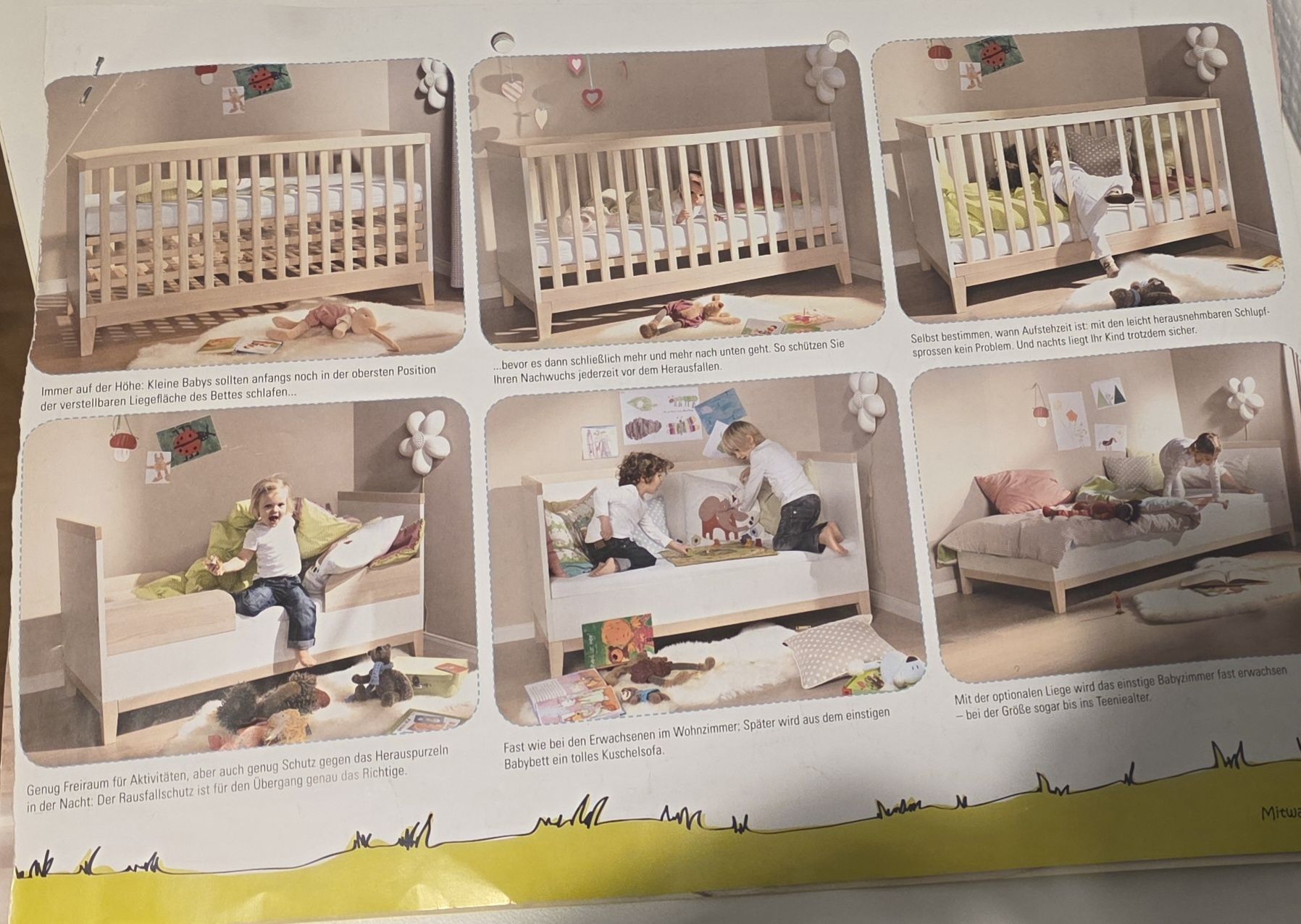 Betten: Babybett umbaubar in Kinderbett – Gebraucht aus Hüttlingen von Cinderellaa2 2