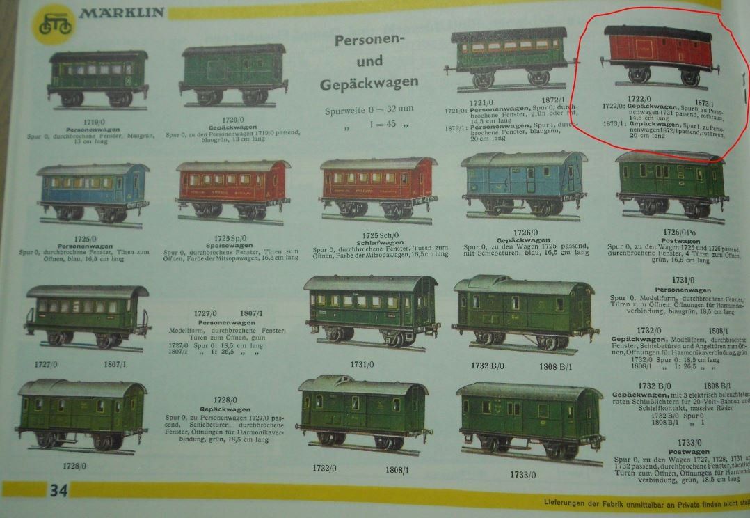 Märklin Modellini di ferrovie: Märklin 0: Material Wagen – Usato da Niederhasli venduto da rail-duerst 5