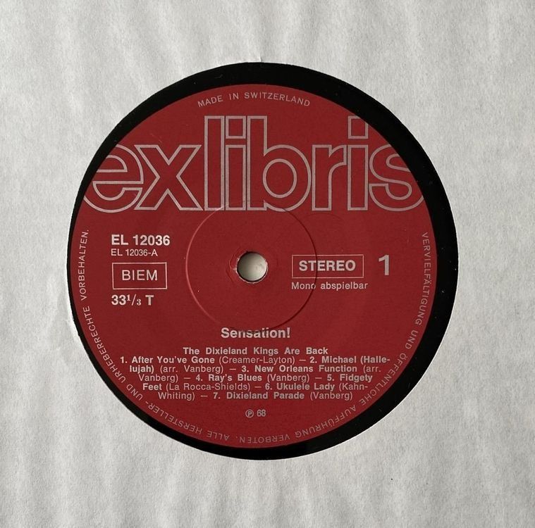 Dischi in vinile: The Dixieland Kings, Sensation! – Usato da Flums venduto da Empe1 2
