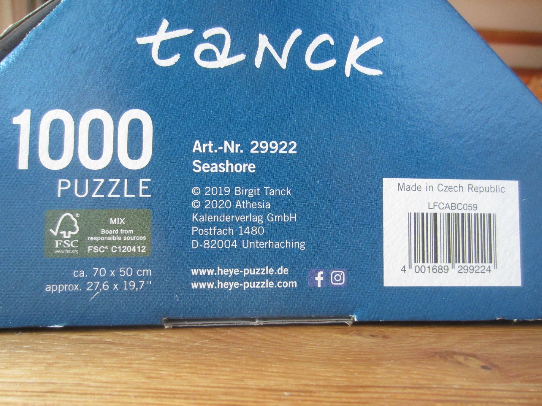 Heye Puzzle: Puzzle, 1000-teilig, Sujet Seashore – Usato da Männedorf venduto da smarties870 4