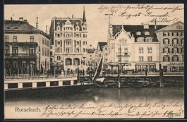 AK Rorschach, Promenade mit Bootsanleger