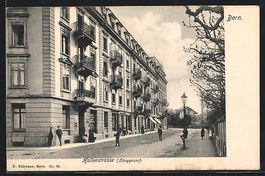 Bern, Hallerstrasse, vormals Länggasse
