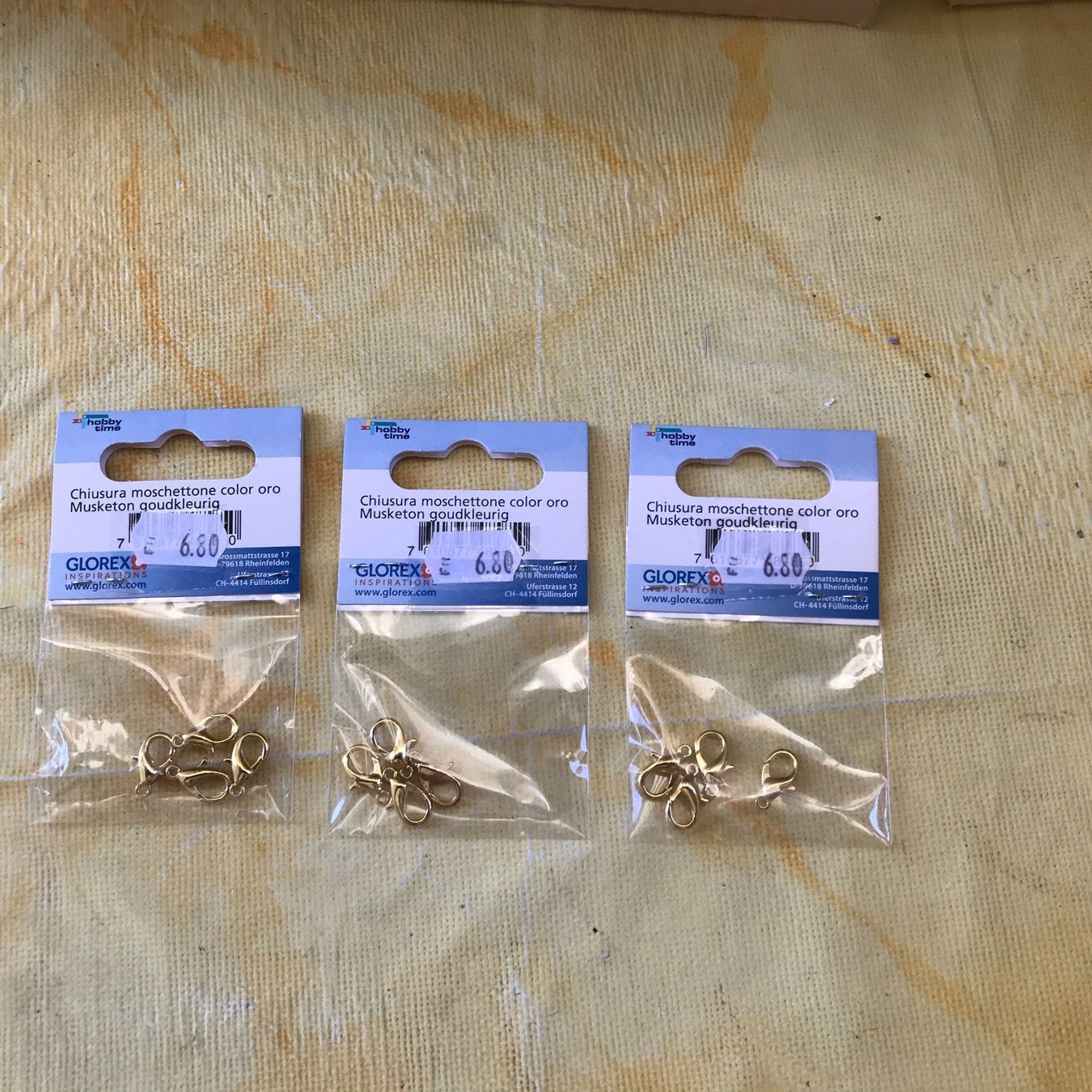 Attrezzatura da arrampicata: LOT KARABINER GOLDFARBEN – Nuovo e nell'imballaggio originale da Ostermundigen venduto da crazy-horse-1840 1