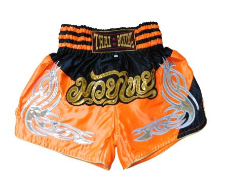 Muay Thai Shorts Unisex Orange M-3XL MMA Boxen Training Spor