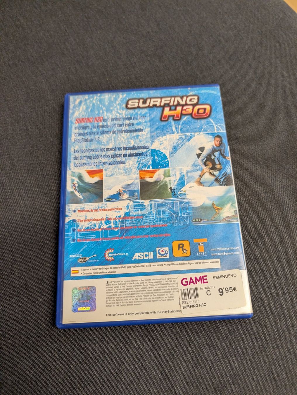 Giochi: Surfing H3o Sony playstation 2 – Usato da Giubiasco venduto da Ticinerd 1