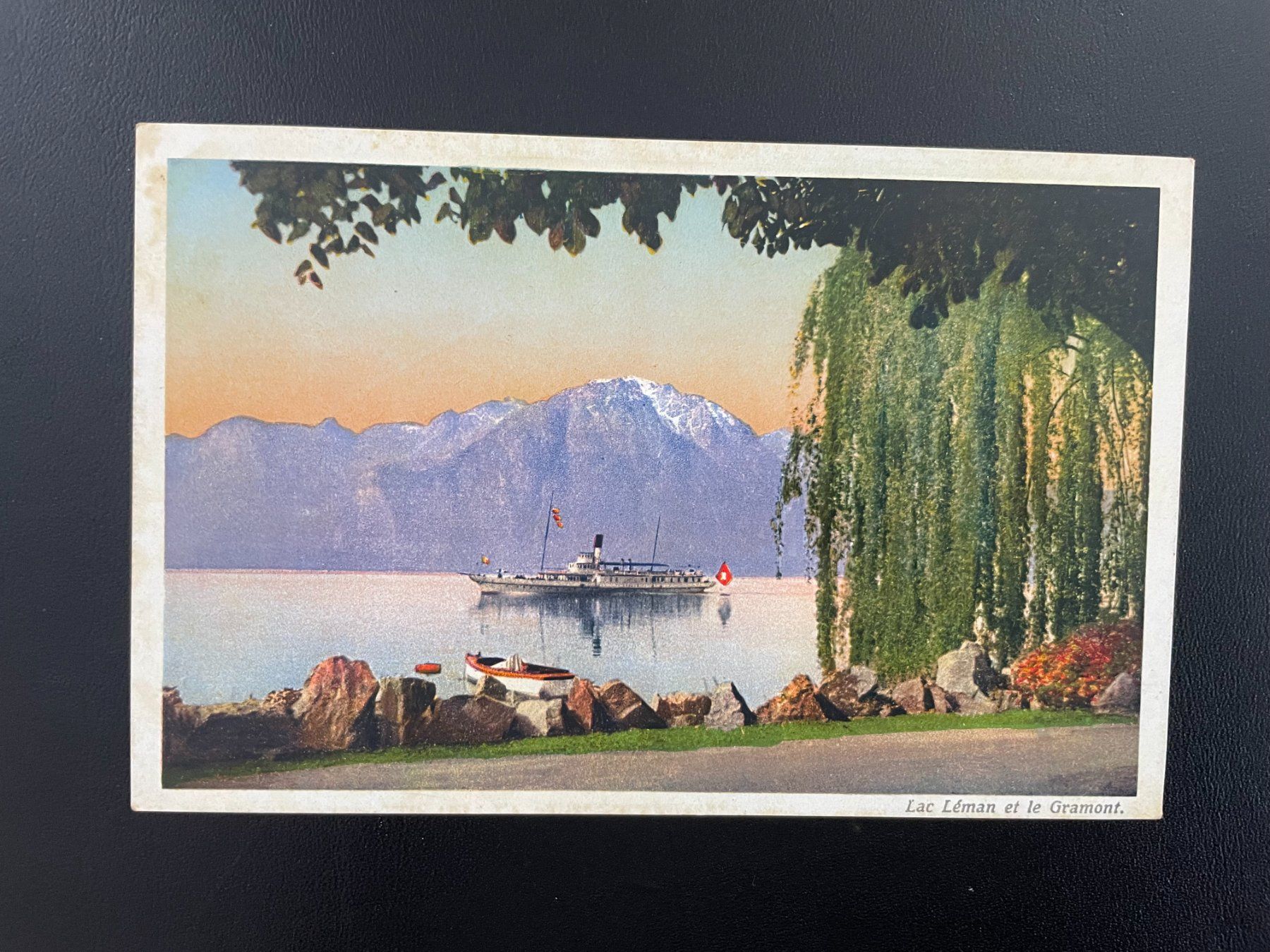 Cartoline postali: AK VS Lac Léman et le Gramont – Usato da Thal venduto da Danny82