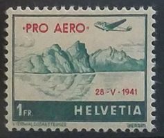 MA495) F35, Flugpostmarken Pro Aero postfrisch  Kt. 18.-
