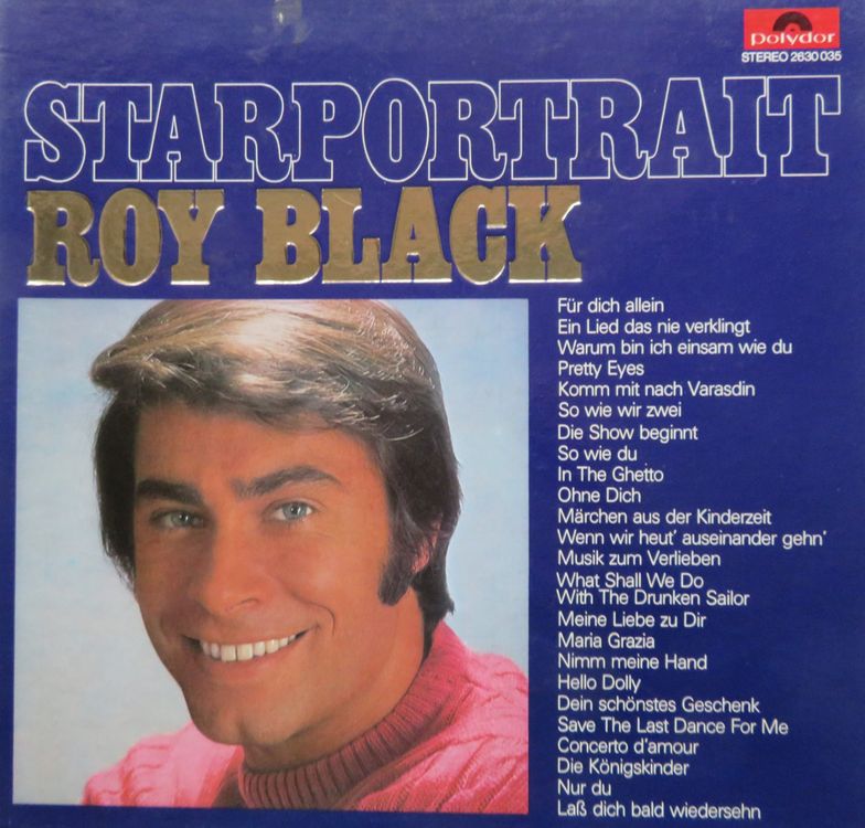 Starportrait Roy Black | Kaufen Auf Ricardo