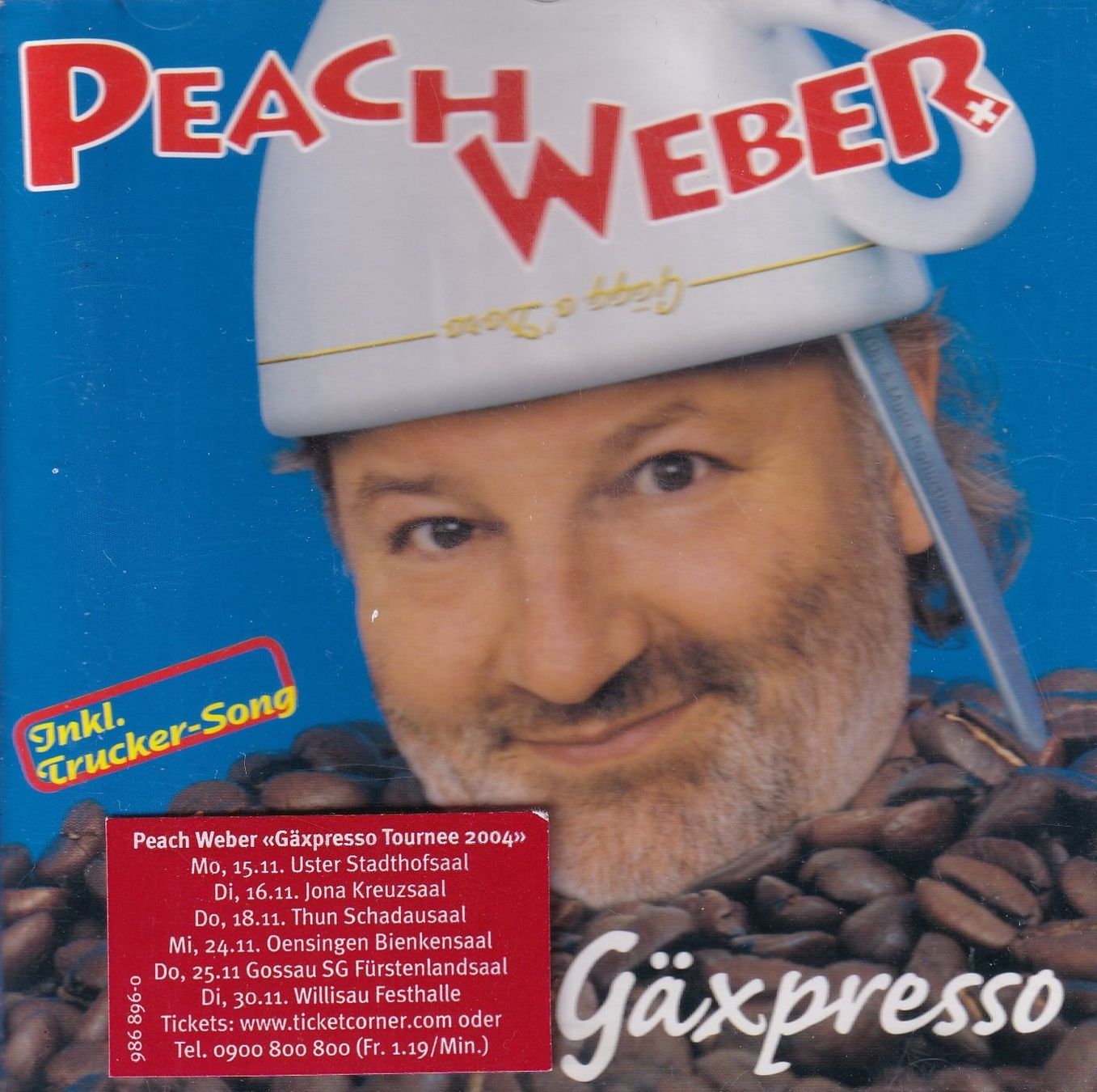 CD: CD ab Fr. 1.--, Peach Weber - Gäxpresso – Usato da Lausen venduto da Mondeo10628