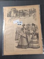 Seiten von Französischer Modezeitung um 1870-1940 Nr 28 L