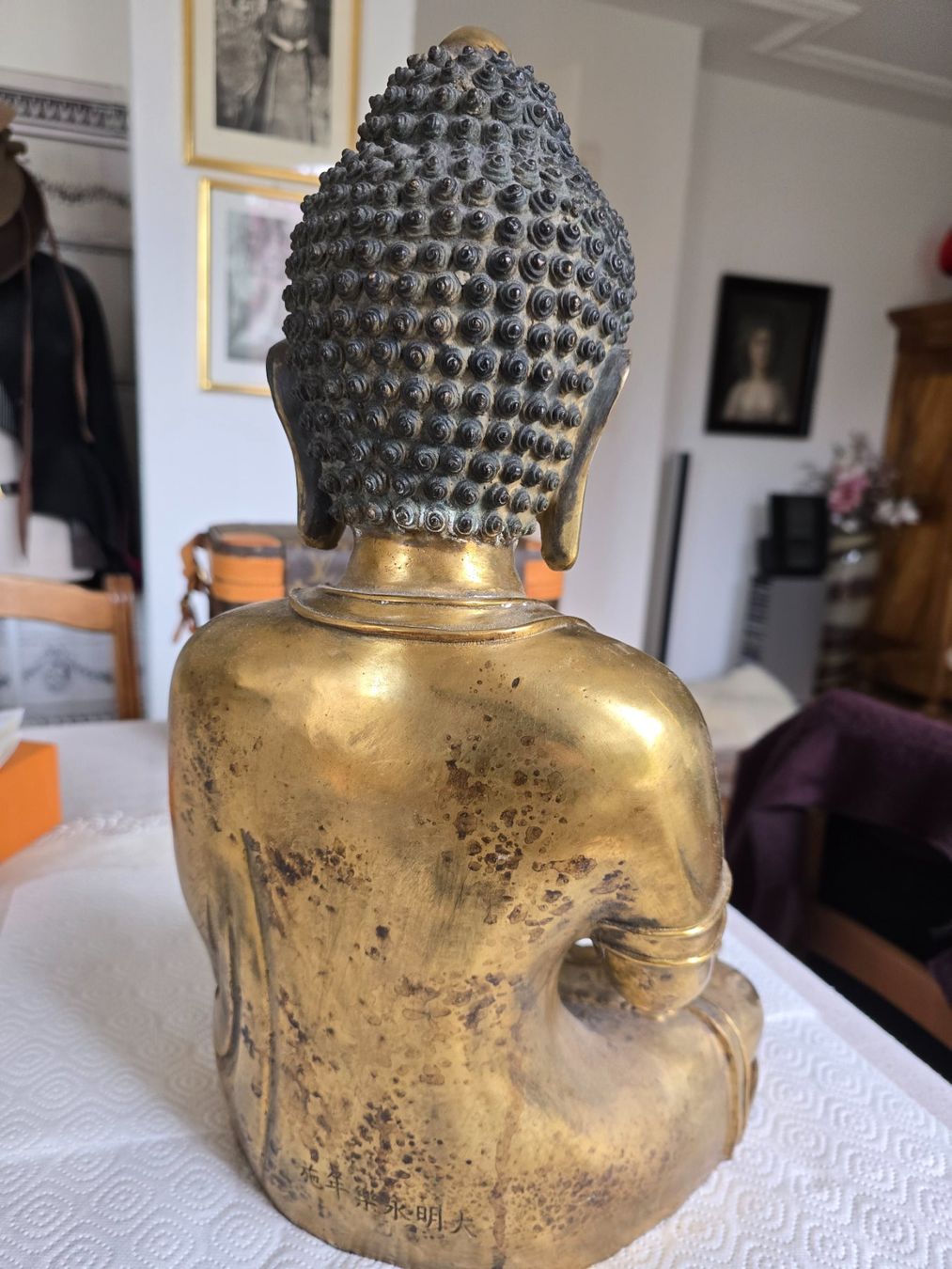 Statuette: Antike grosse Buddhafigur 45 cm – Usato da Bottmingen venduto da sandy_2 2