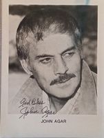 John Agar 1921-2002 Autogramm signiert Foto 13x18cm