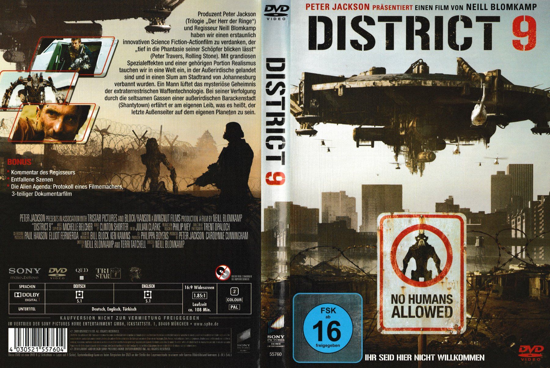 Tutti i DVDs: DVD - District 9 – Usato da Langnau am Albis venduto da MediaRescuerKeLoX