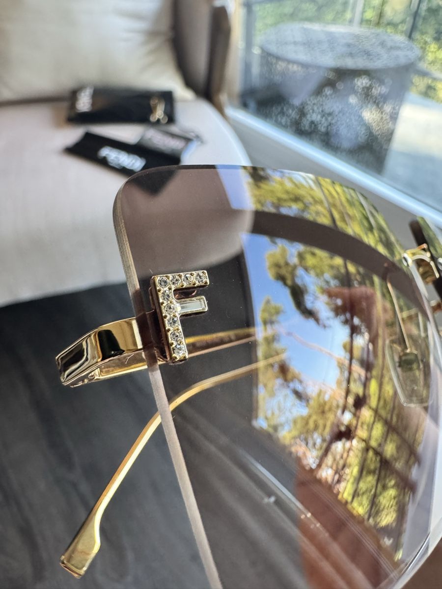 Fendi Occhiali & Lenti: Fendi sunglasses gold/brown, new, with case – Nuovo (secondo la descrizione) da Thonex venduto da Lux_brands01 3