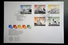 2003 FDC UNESCO Welterbe der Schweiz