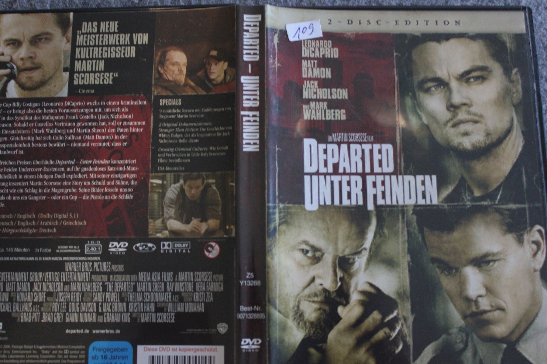 Tutti i DVDs: Departed - Unter Feinden 2 Disc (109) – Usato da Geroldswil venduto da Schlumpfine1973