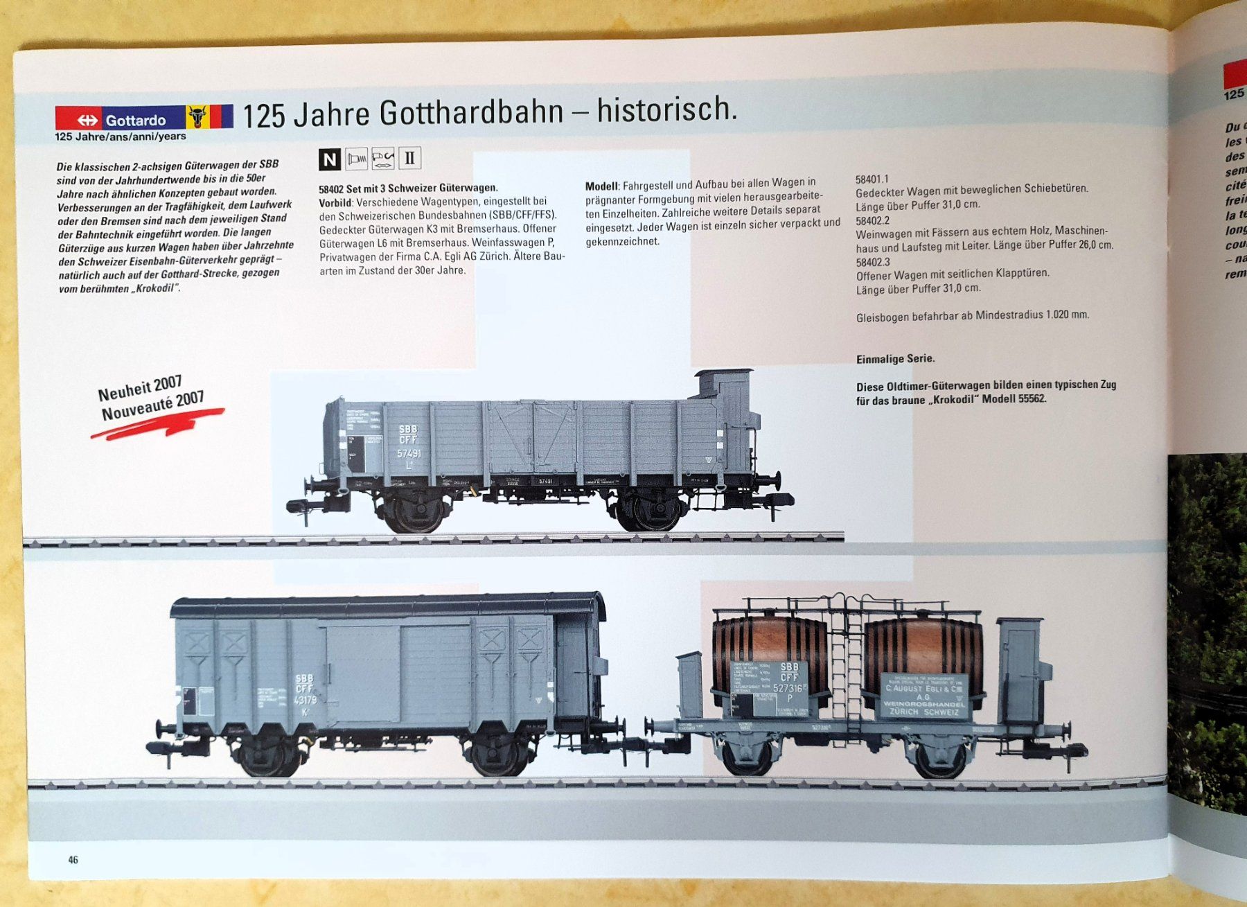 Märklin Modelleisenbahnen: Märklin, Schweizer Programm 2007, Programme Suisse 2007 – Neu (gemäss Beschreibung) aus Martigny von Abm1000 6