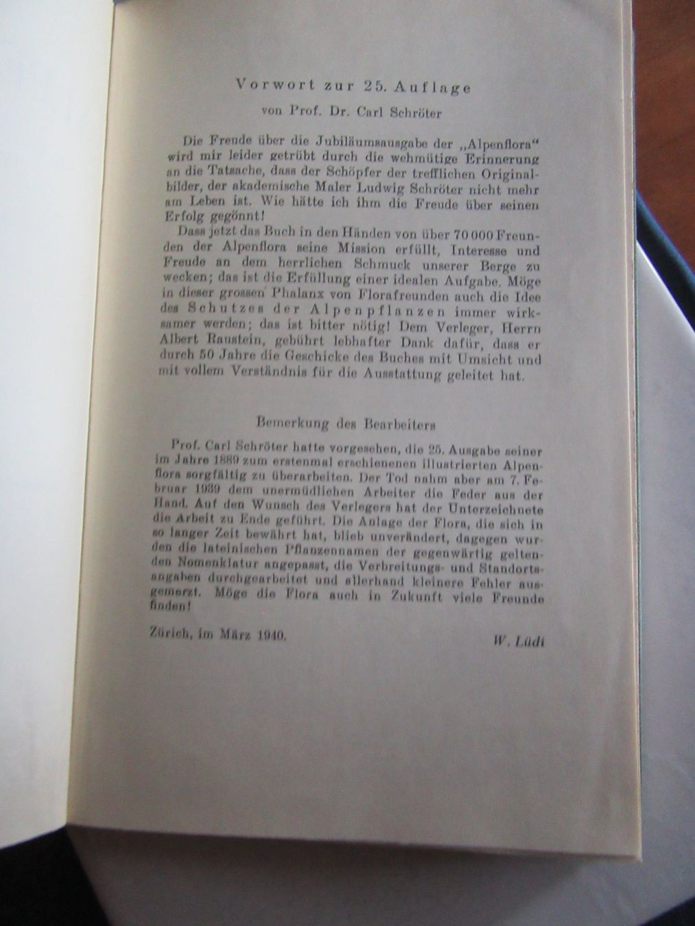 Bücher: Alpenflora - Taschenflora des Alpen Wanderers, L. Schröter – Gebraucht aus Wattwil von wampi 6