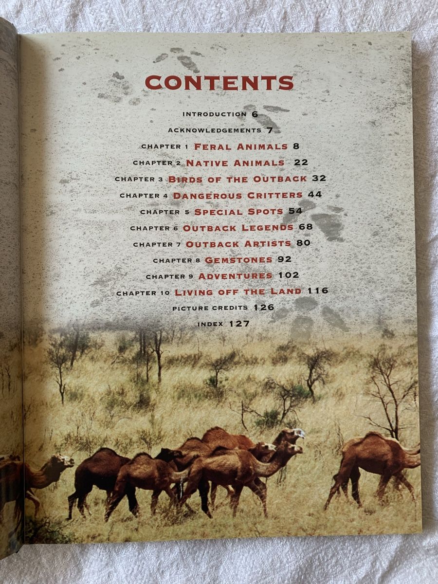 Libri: Outback book Buch Australien – Nuovo (secondo la descrizione) da Zürich venduto da missi03 2