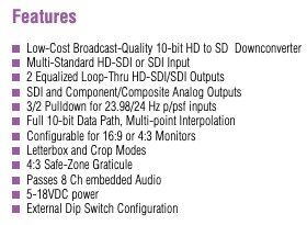 Konverter: AJA Converter HD-SDI - Analog HD10C2 – Gebraucht aus Oberrohrdorf von 6473peter 1