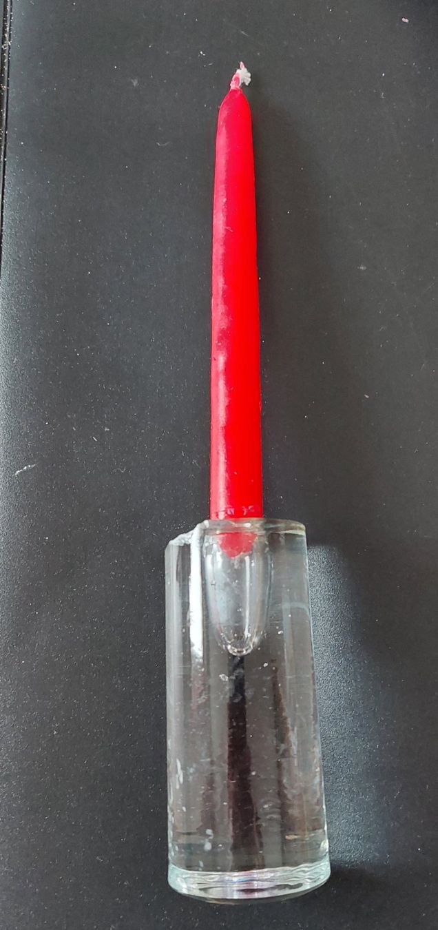 Portacandele: Mini Kerzen mit Ständerli Glas – Usato da Uitikon Waldegg venduto da Smeragol 3