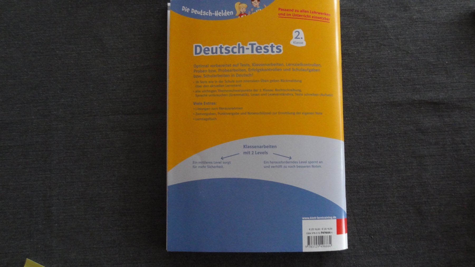 Libri: Deutsch-Tests 2. Klasse, Klett, Top Zustand – Usato da Gontenschwil venduto da regentag 1