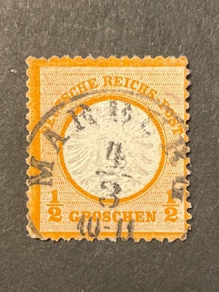 Tous les timbres: 1872 Freimarke 1/2 Groschen – D'occasion à Zürich par sugugus