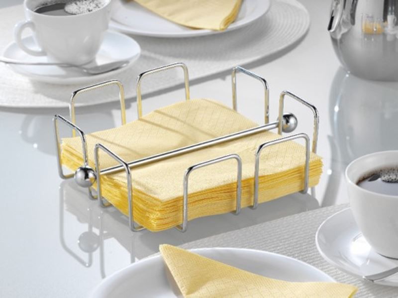 Tovaglioli: Serviettenhalter WIRE klein (h = 6.5 cm) – Nuovo e nell'imballaggio originale da Wettingen venduto da kochshop 2