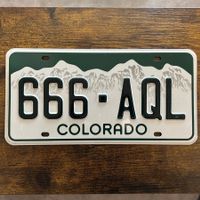 🇺🇸 U.S. Autoschild - Colorado 666-AQL - ORIGINAL