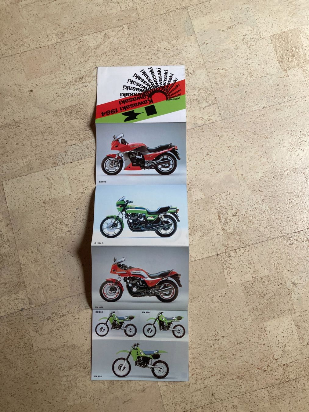 Kawasaki Documenti: Prospekt Kawasaki 1984 – Usato da Filzbach venduto da Sugi7 4
