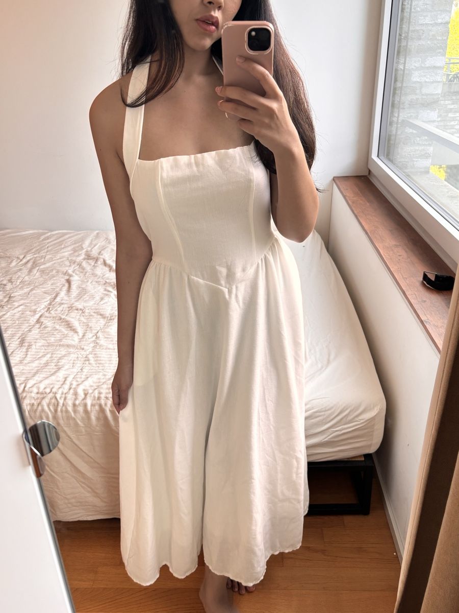 Vestiti: Backless summer white dress – Usato da Zürich venduto da lydia_l 1