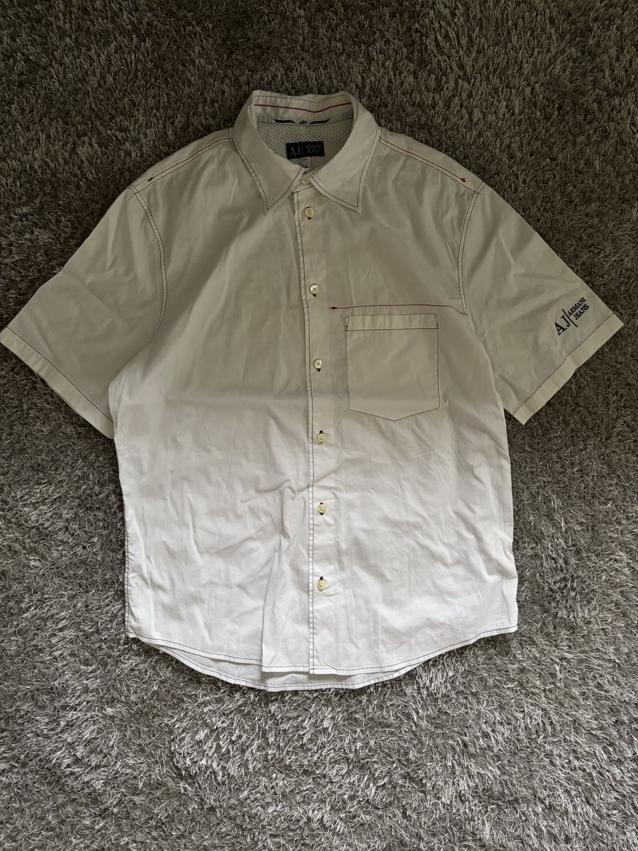 Armani Camicie: Armani Jeans White Shirt - Size L – Nuovo (secondo la descrizione) da Brislach venduto da edu_t6pq