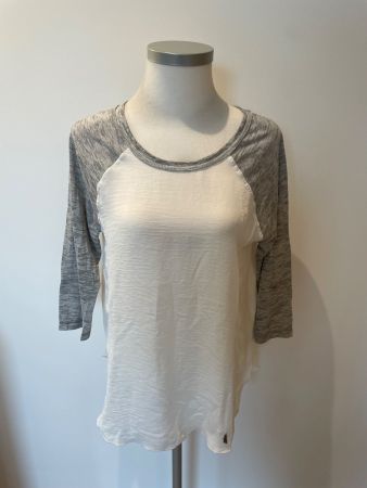 Damen Bluse weiss / grau von SALSA