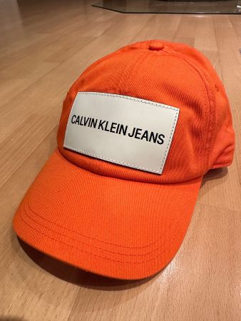 Neu Calvin Klein Orange Kappe