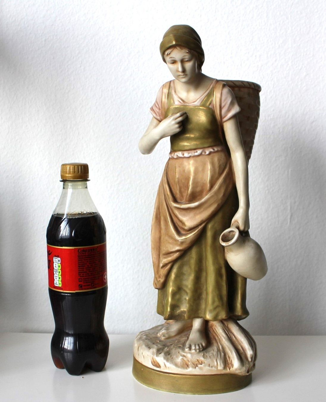 Skulpturen & Statuen: GROSSE ROYAL DUX JUGENDSTIL Statue um 1900 – Gebraucht aus Luzern von Immergern 1