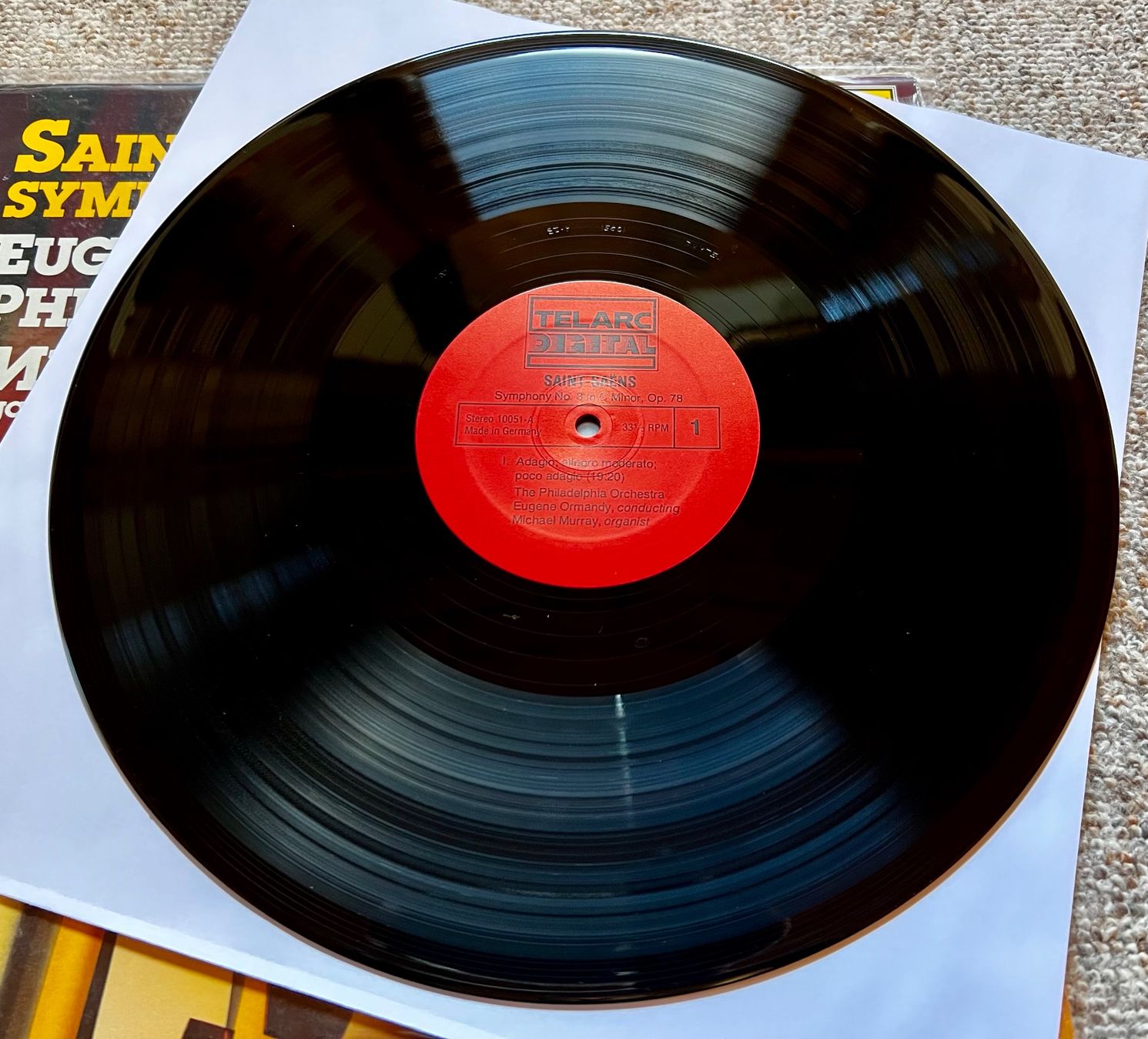 Schallplatten: Saint-Saëns Ormandy Michael Murray Symphony No 3 Telarc LP🛀 – Gebraucht aus Unterseen von vinylmore 1