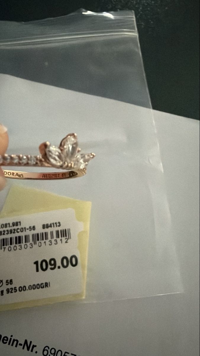 Pandora Anelli: Pandora Ring Krönchen rosévergoldet Gr. 56 – Usato da Therwil venduto da as_good_as_new 4